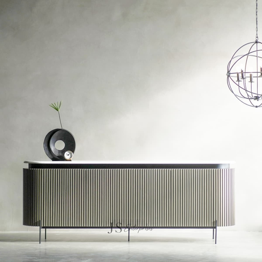 Aurora Fluted Sideboard Console
