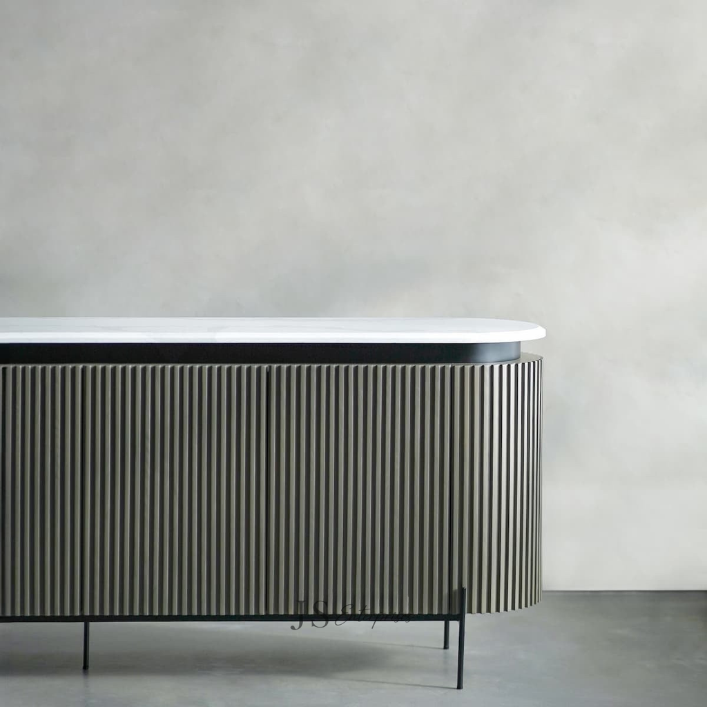Aurora Fluted Sideboard Console