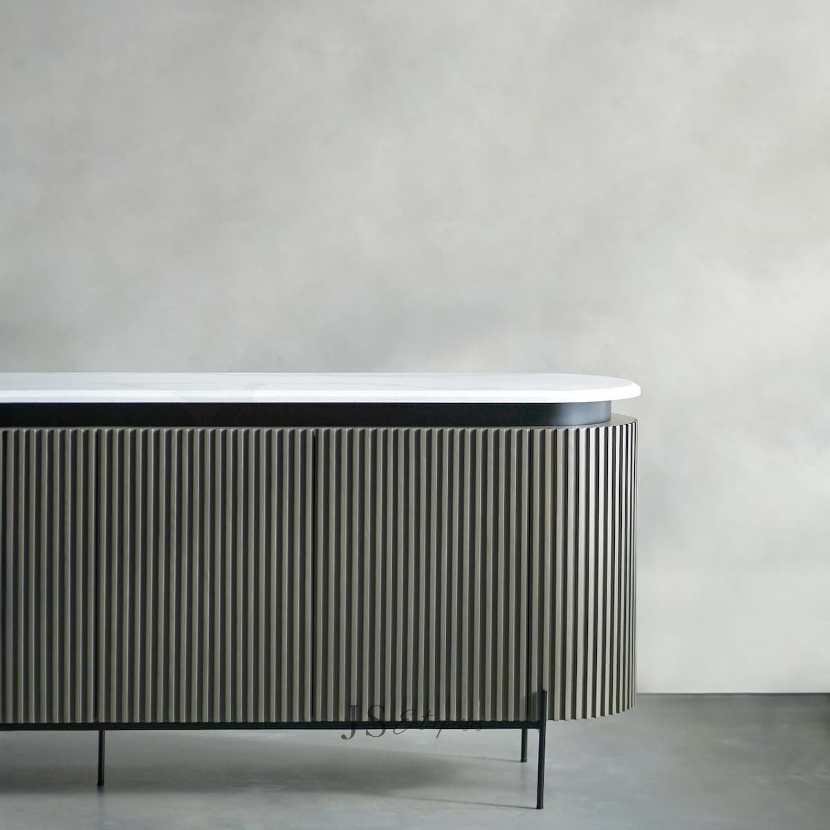Aurora Fluted Sideboard Console