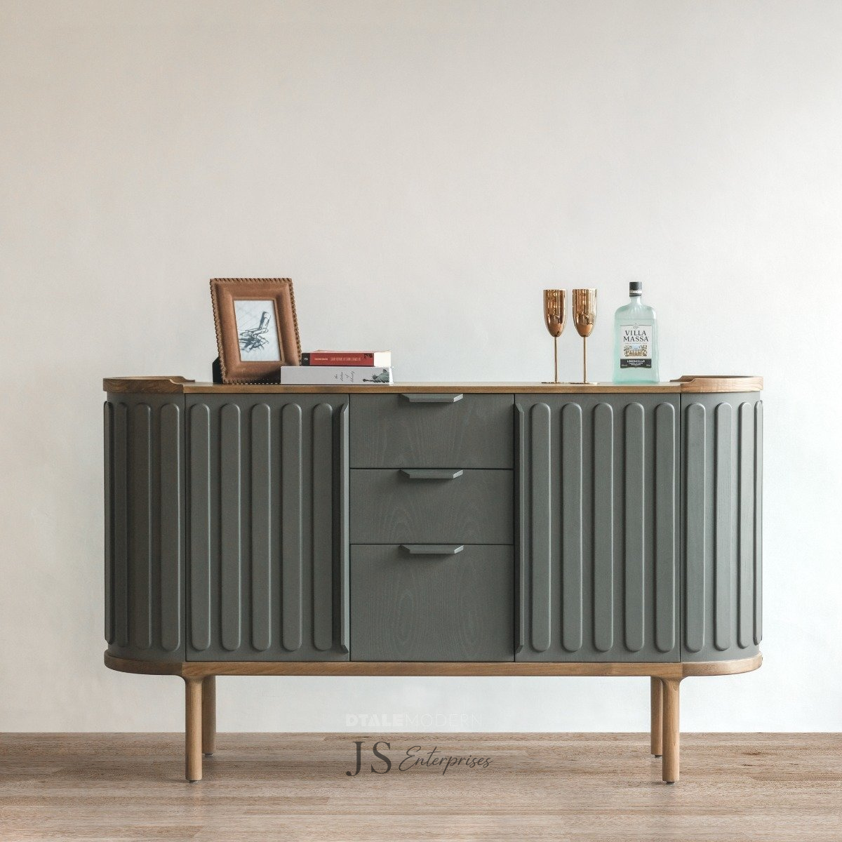 Aurora Fluted Sideboard Cabinet