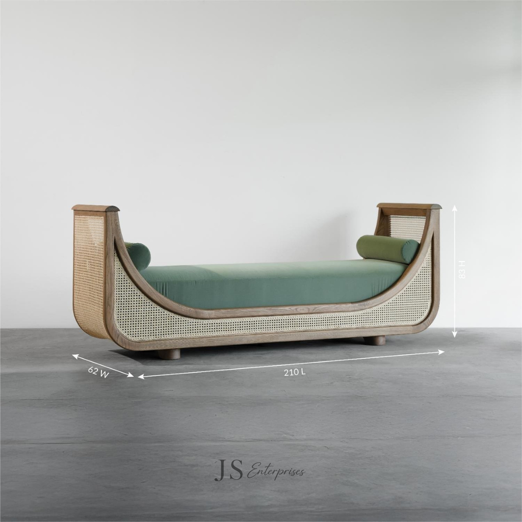 Luna Rattan Lounge Daybed