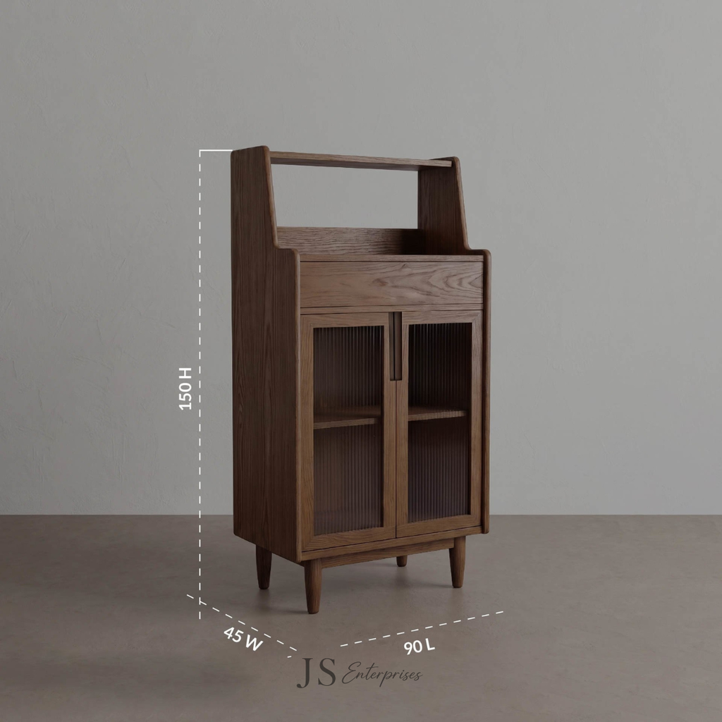 Aurora Luxe Display & Bar Cabinet