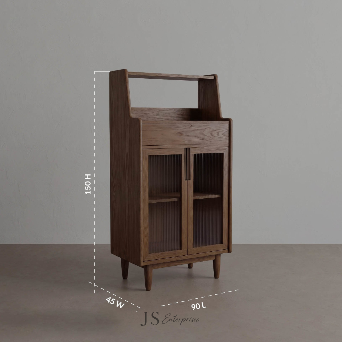 Aurora Luxe Display & Bar Cabinet
