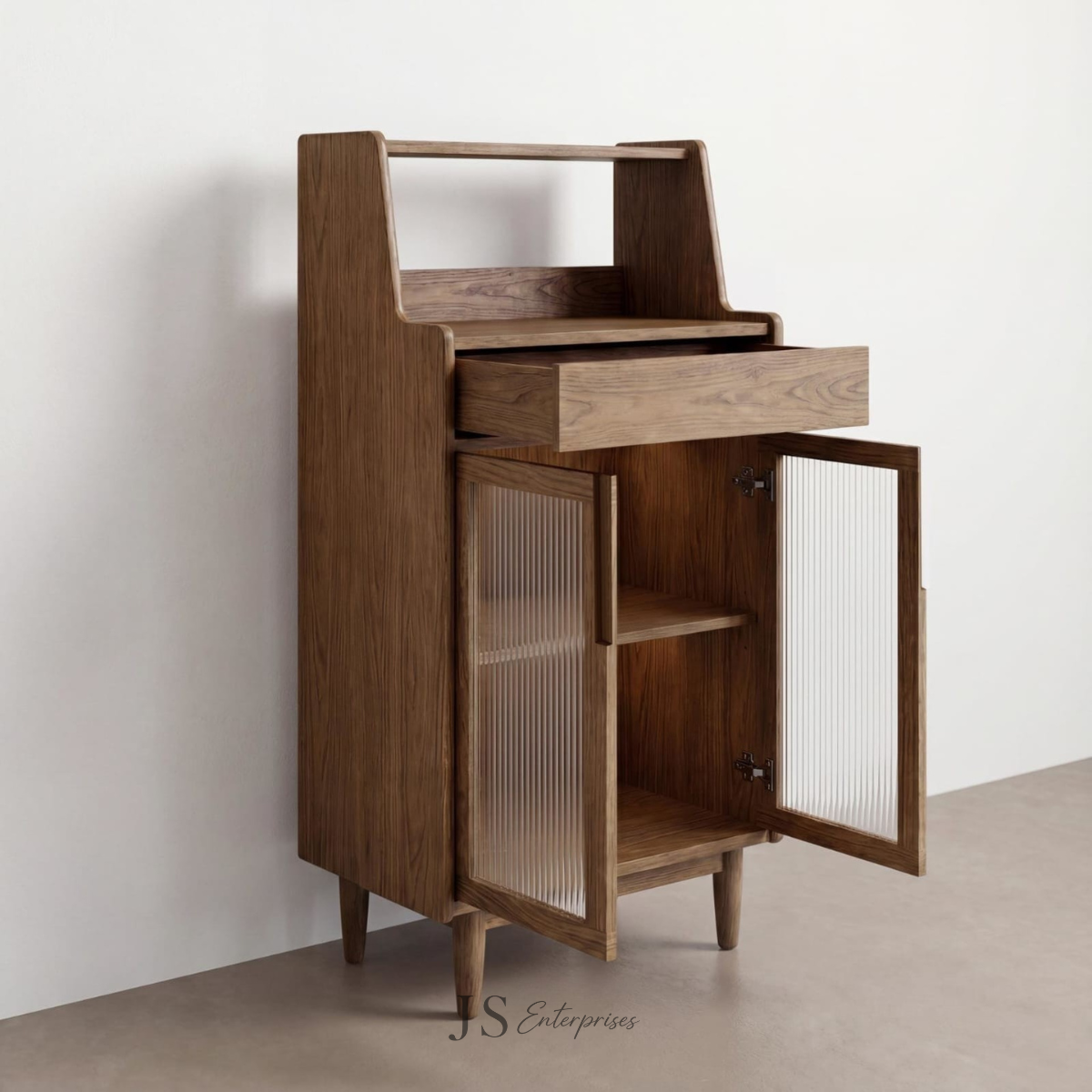 Aurora Luxe Display & Bar Cabinet