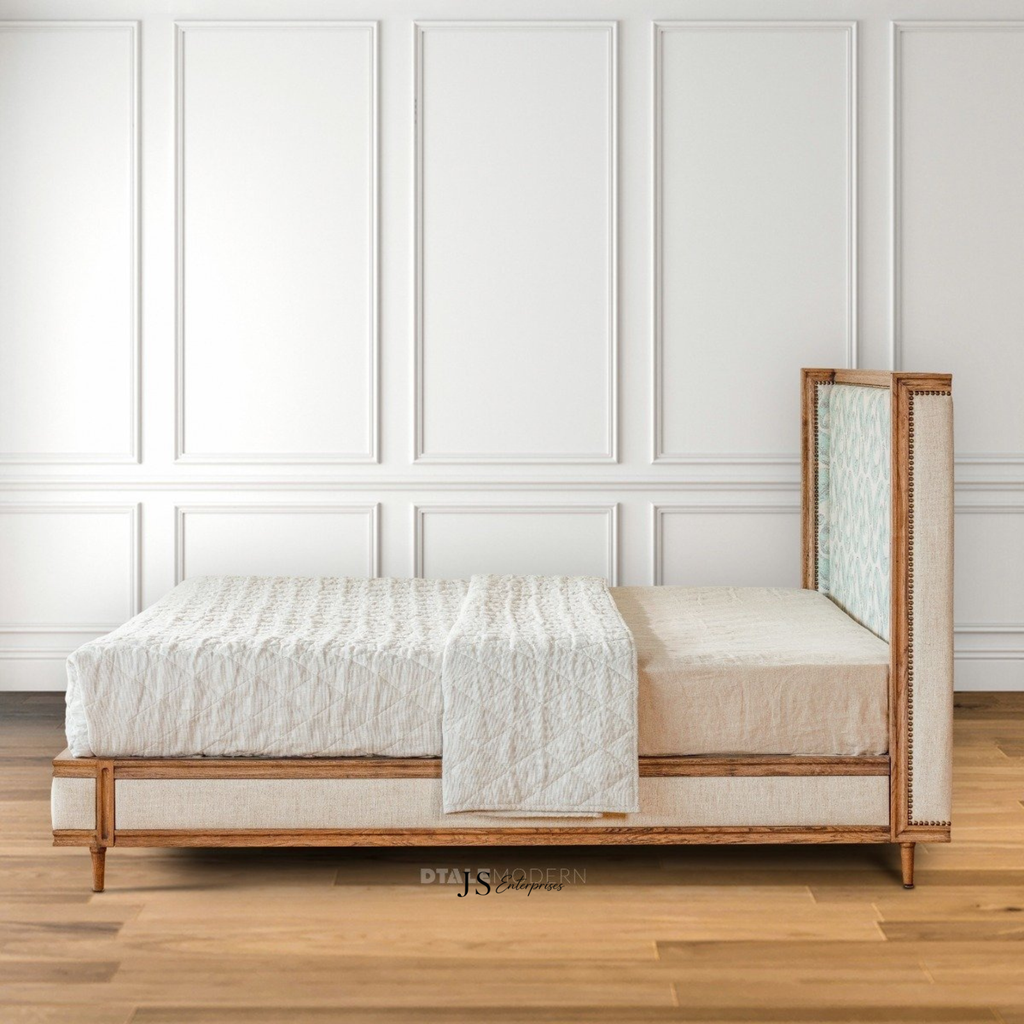 Anouk Upholstered Bed Cot-Queen