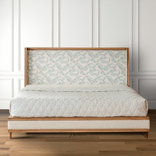 Anouk Upholstered Bed Cot-Queen