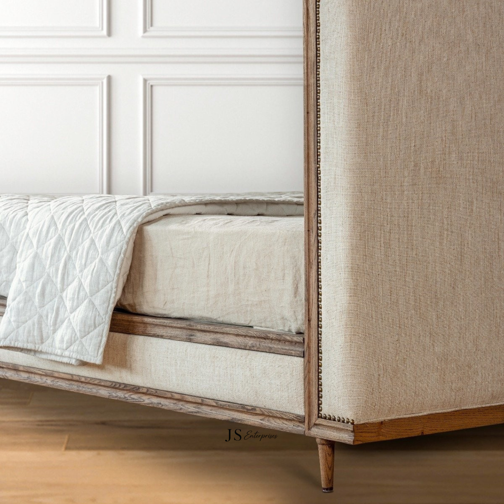 Anouk Upholstered Bed Cot-Queen