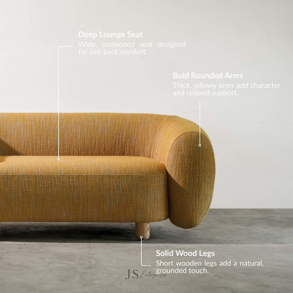 Amber Curve Lounge Sofa