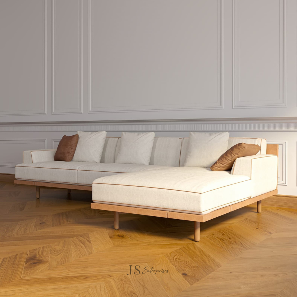 Verona Sectional Wooden Sofa