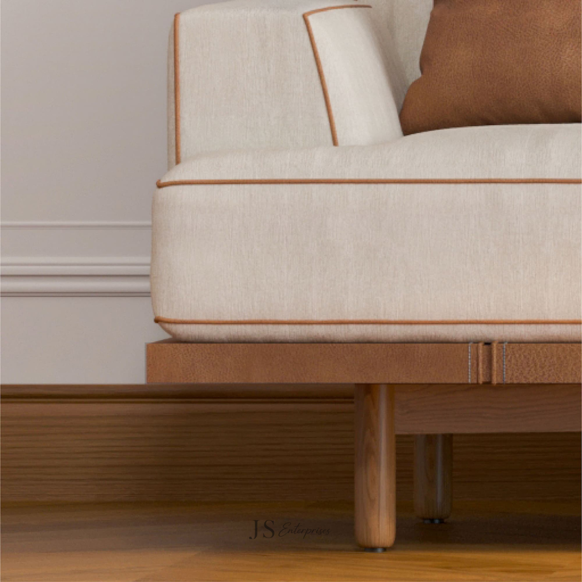 Verona Sectional Wooden Sofa