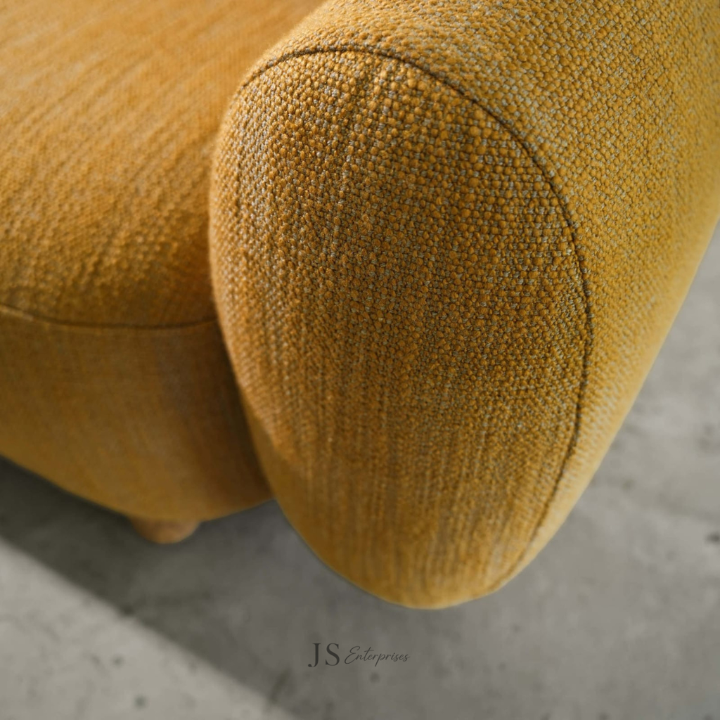 Amber Curved Accent Chair